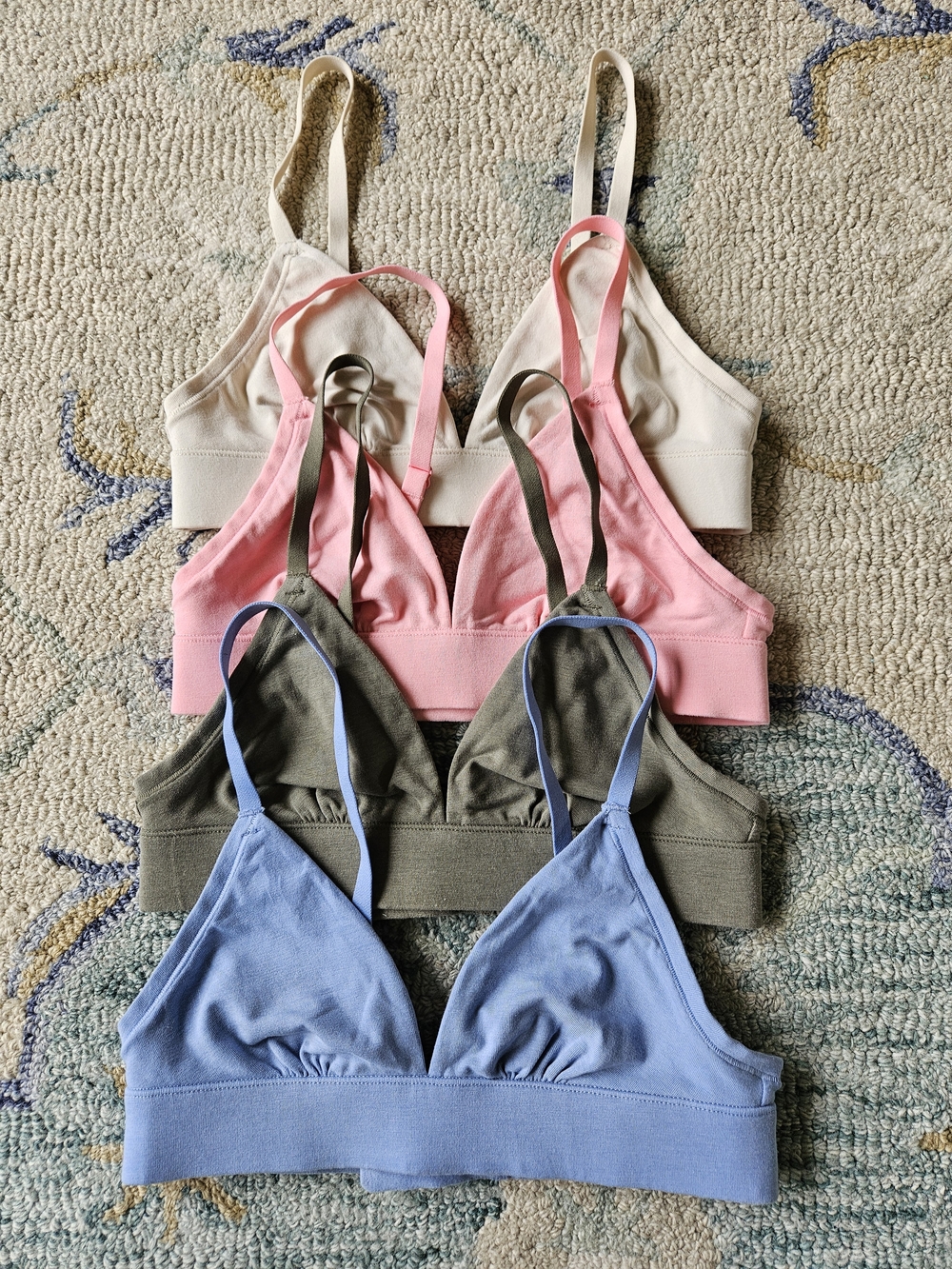 Women’s Florence Mills Soft Stretch Bralette - Multi-Pack XS